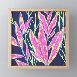 Neon Botanicals Framed Mini Art Print