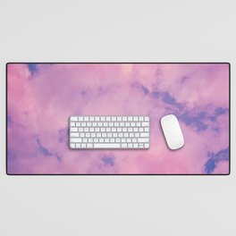 Pink Sky - Clouds Desk Mat