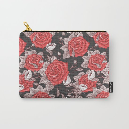 FLOWERS pattern Carry-All Pouch