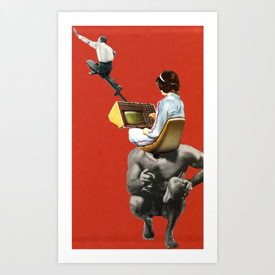 There's No Escape, Or Is There? Art Print