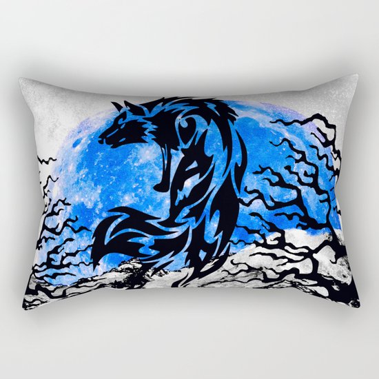 WOLF Rectangular Pillow