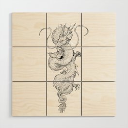 chinese dragon tattoo japanese dragon drawing dragon ink dragon Wood Wall Art