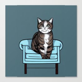 Catty Canvas Print