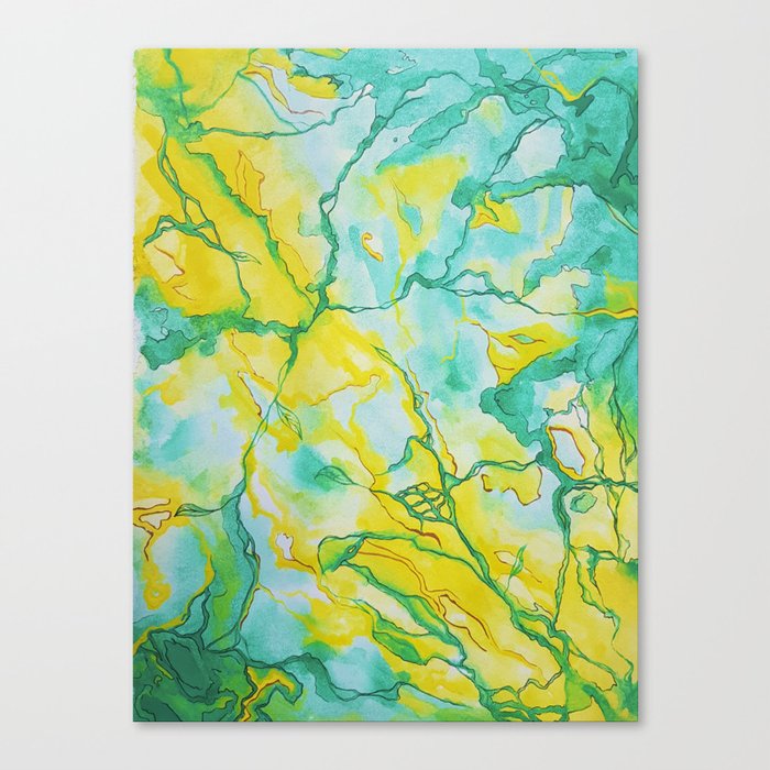 Abstract Jungle Canvas Print