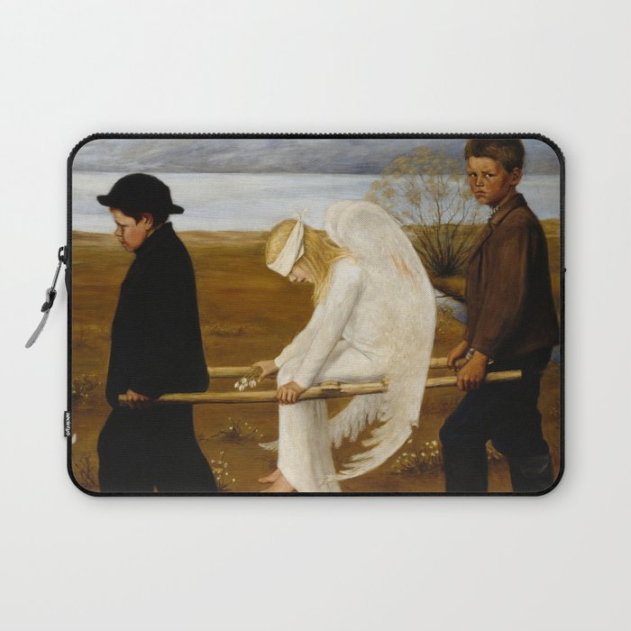 The Wounded Angel, 1903 by Hugo Simberg Laptop Sleeve