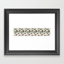 Floral Socks Framed Art Print