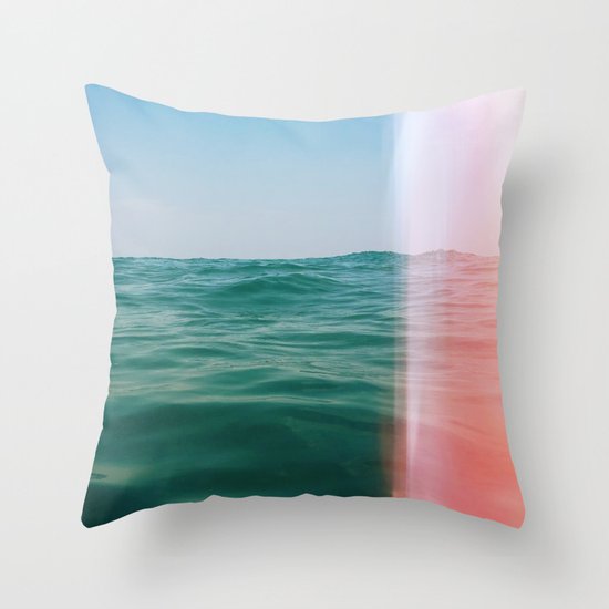 Whisper of Waves Throw Pillow
