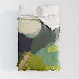 abstract mountain landscape Duvet Cover