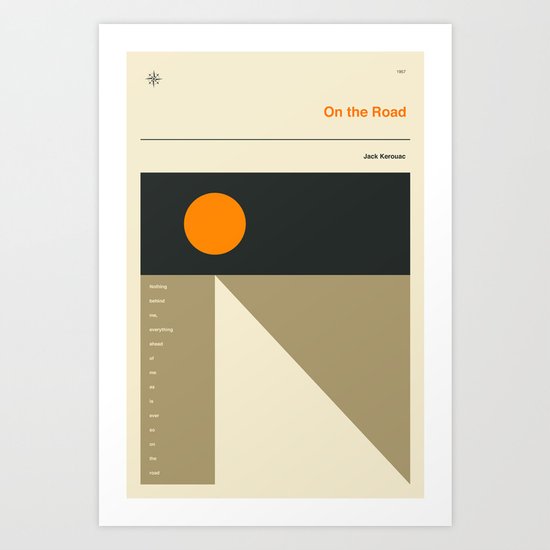 'Nothing behind me, everything ahead of me...' Art Print