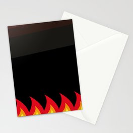 Element - FIRE - plain and simple Stationery Cards
