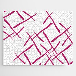 Pink cross marks Jigsaw Puzzle