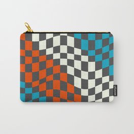 Bauhaus wavy checker Carry-All Pouch