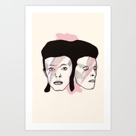 Bowie Art Print