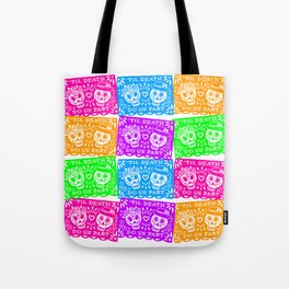 Day of the Dead Sugar Skull Papel Picado Flags Tote Bag