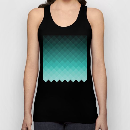 Ombre squares Unisex Tank Top
