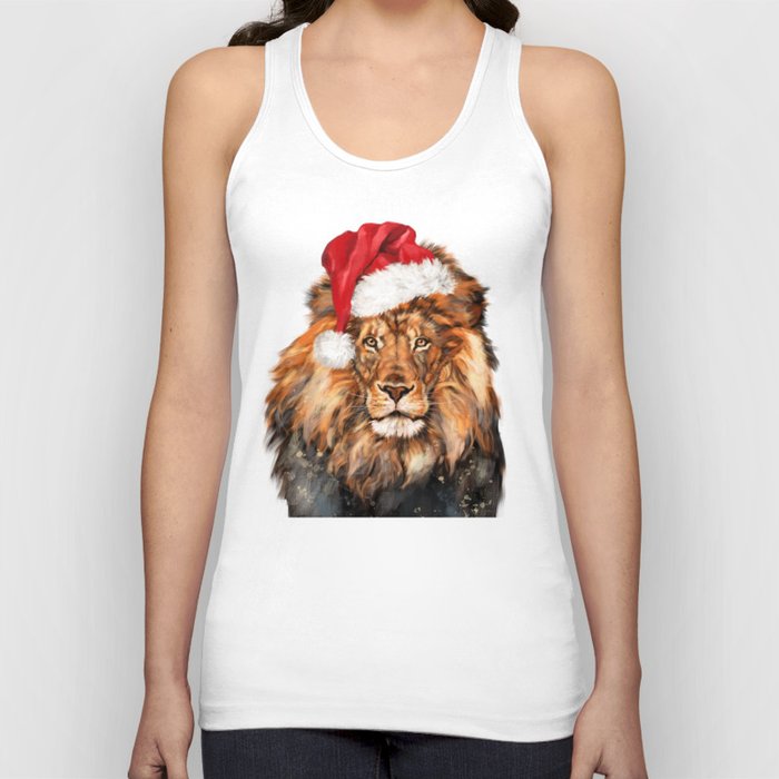 Christmas Lion Unisex Tank Top Christmas Lion Unisex Tank Top