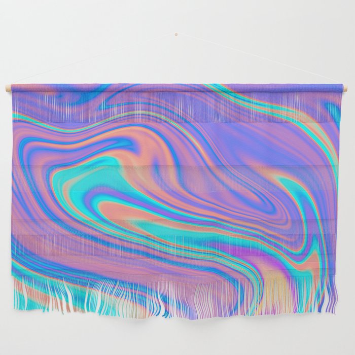 Holographic Flames Wall Hanging