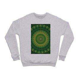 Emerald Forest Mandala Crewneck Sweatshirt