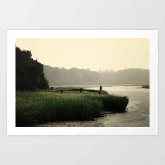 Rain on a summer day on Long Island Art Print