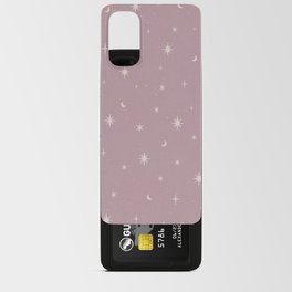 Starry night pattern Burnished Lilac Android Card Case
