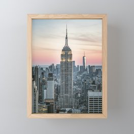 New York Skyline Framed Mini Art Print