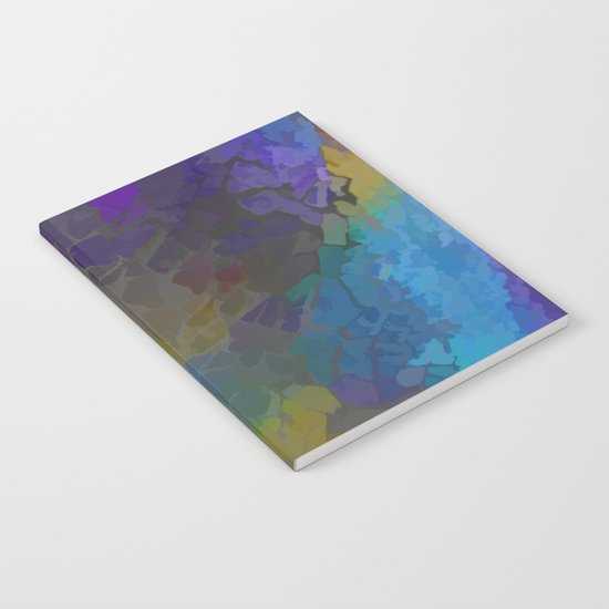 Rainbow Mosaic Abstract Notebook