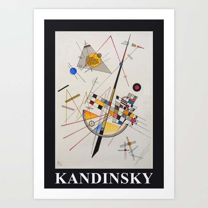 Kandinsky Art Exhibition Art Print