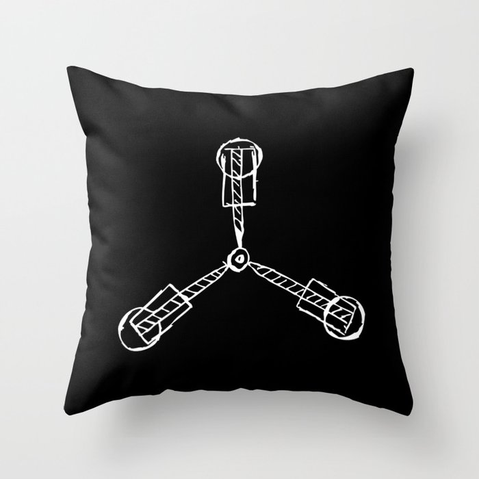 Back to the Future - Flux Capacitor Throw Pillow