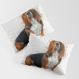 Basset Hound Pillow Sham