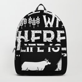 Hereford Cow Cattle Bull Beef Farm Backpack