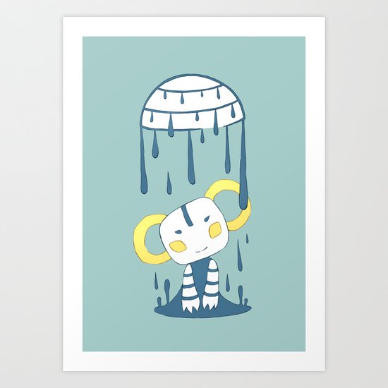 Melting Art Print
