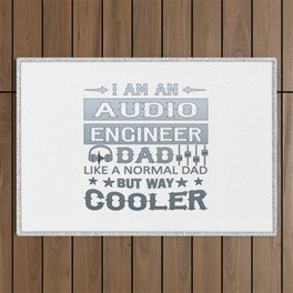 Audio Engineer Dad Outdoor Rug