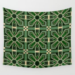 emerald green tapestry