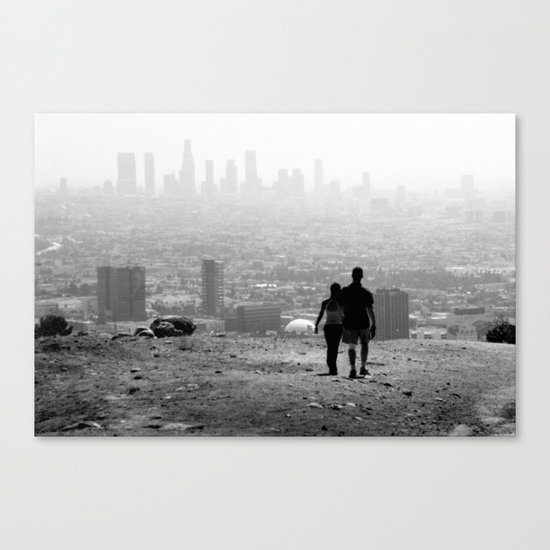 Distant City Canvas Print