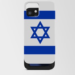 Israeli Flag of Israel iPhone Card Case