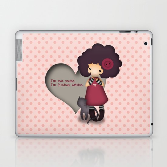 I'm not weird Laptop & iPad Skin