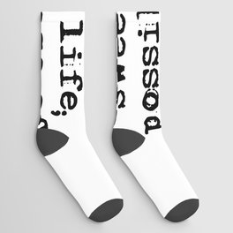 What makes life sweet - Emily Dickinson Socks