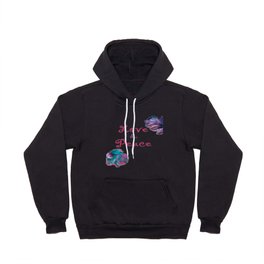 Love and Peace Fighter Fish Hoody