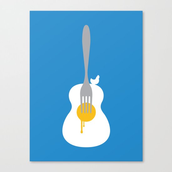 Yolkulele Canvas Print