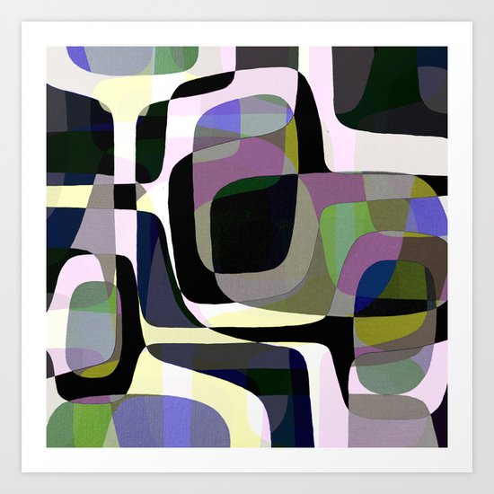 Mid Century Abstract 2 Art Print