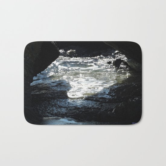 Laguna Beach Surf on the Rocks #1 Bath Mat