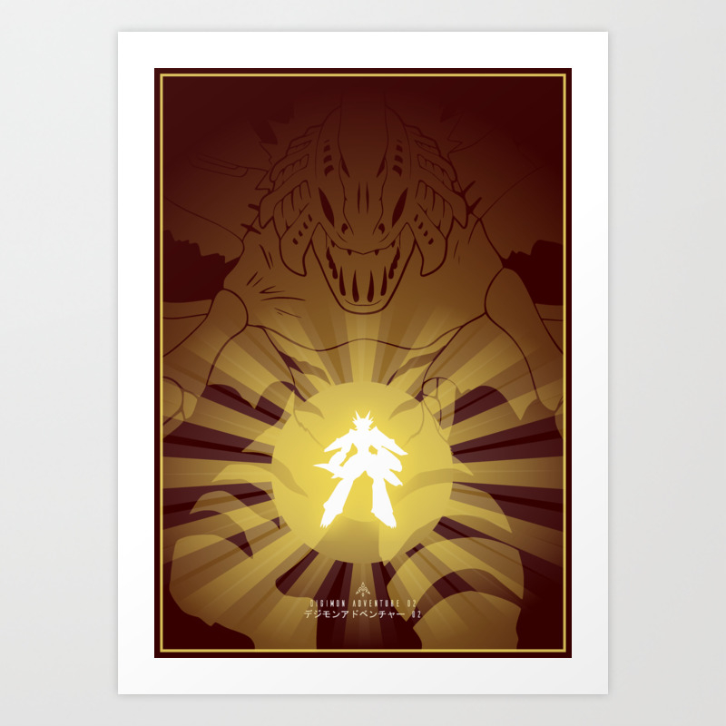 Get Wallpaper Rising Miracle Digimon Adventure 02 Art Print By Captpliskin For Android