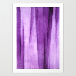Purple Abstract No.1 Art Print