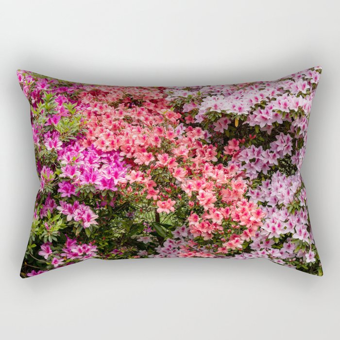 Sea of Azaleas Rectangular Pillow