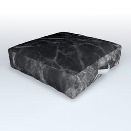 Black and White Outdoor Floor Cushion