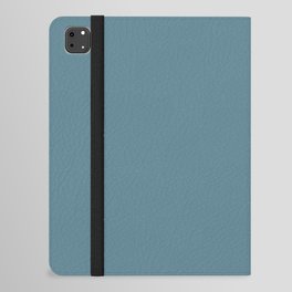 SLATE BLUE SOLID COLOR iPad Folio Case