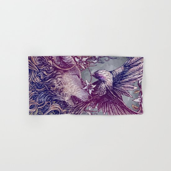 Romance Wolf Hand & Bath Towel