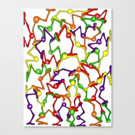 Skittles Creatures Canvas Print