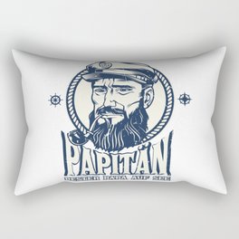 Papitän Captain Papa German Rectangular Pillow