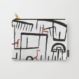 Animals in an Enclosure  by Paul Klee. Carry-All Pouch
